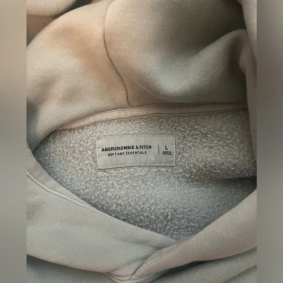 Abercrombie & Fitch Essential Popover Hoodie Green - Picture 5 of 8